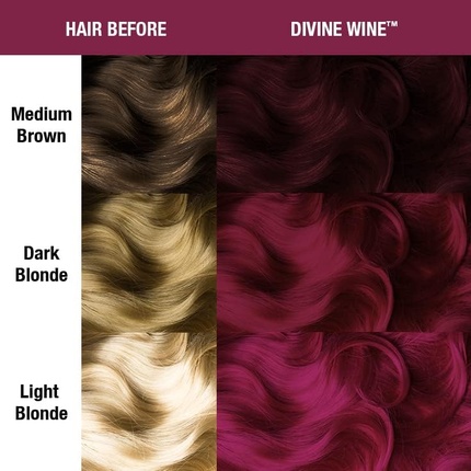 Классический полуперманентный краситель для волос High Voltage Divine Wine 118 мл Manic Panic — фото 3