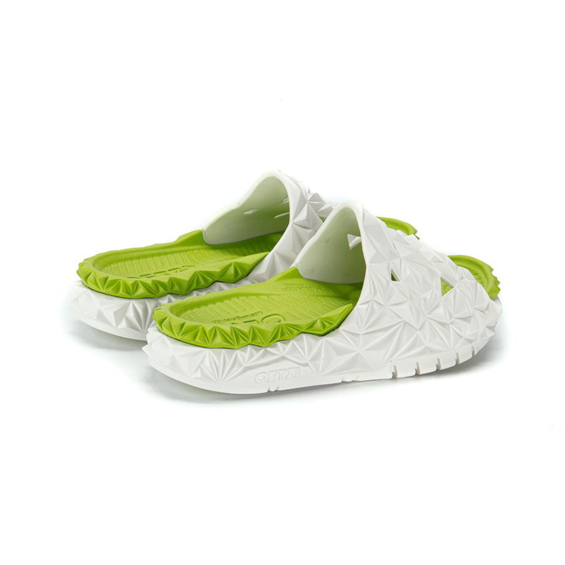 OETZI EVA слайдеры устойчивые к запаху унисекс бело-зеленые, цвет White & Green — фото 4