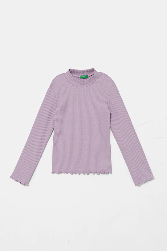 

Детский лонгслив United Colors Of Benetton, фиолетовый