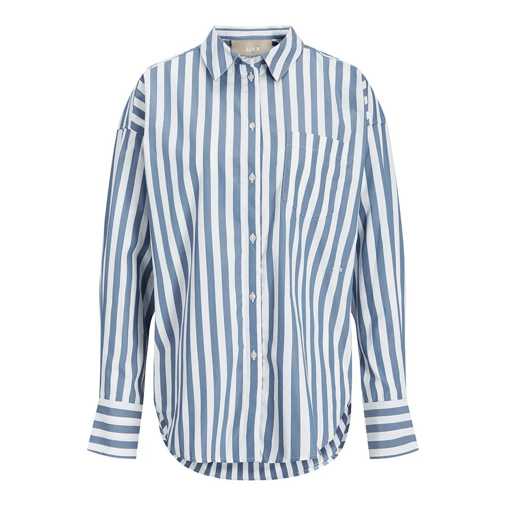 

Рубашка Jack & Jones Jamie Relaxed Poplin Noos JJXX, синий