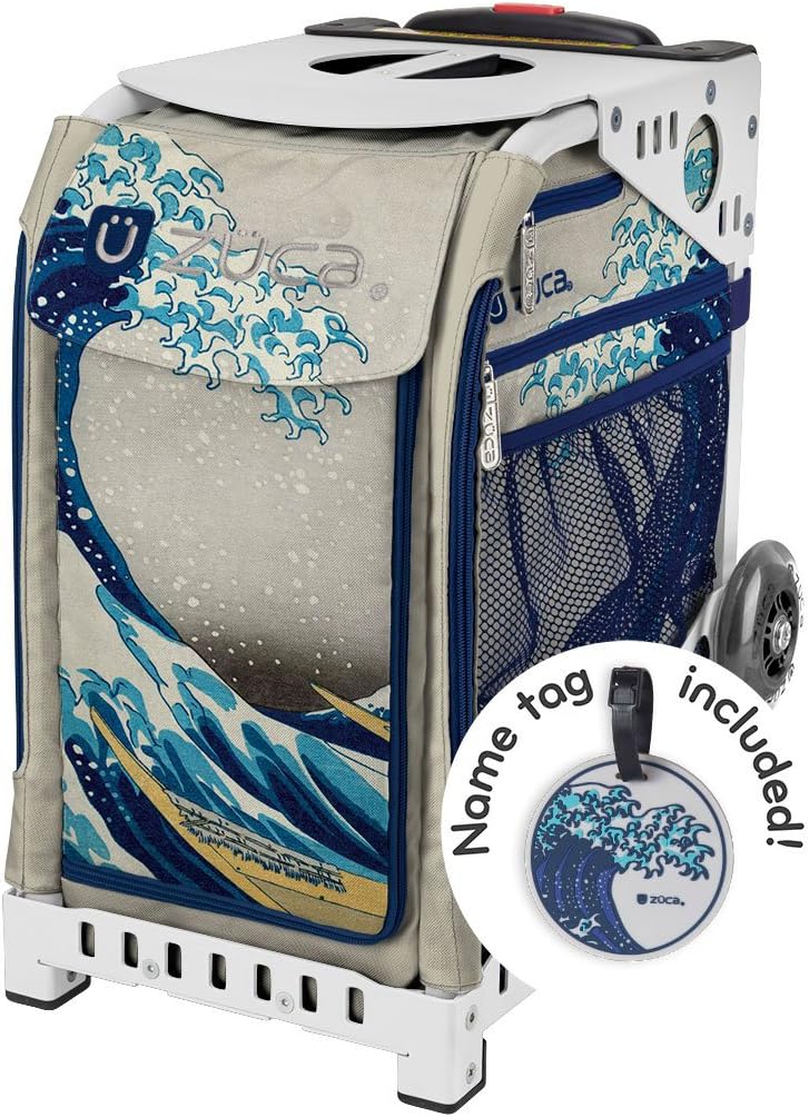 

ZUCA "Новая спортивная сумка Great Wave со спортивной рамой: белая"