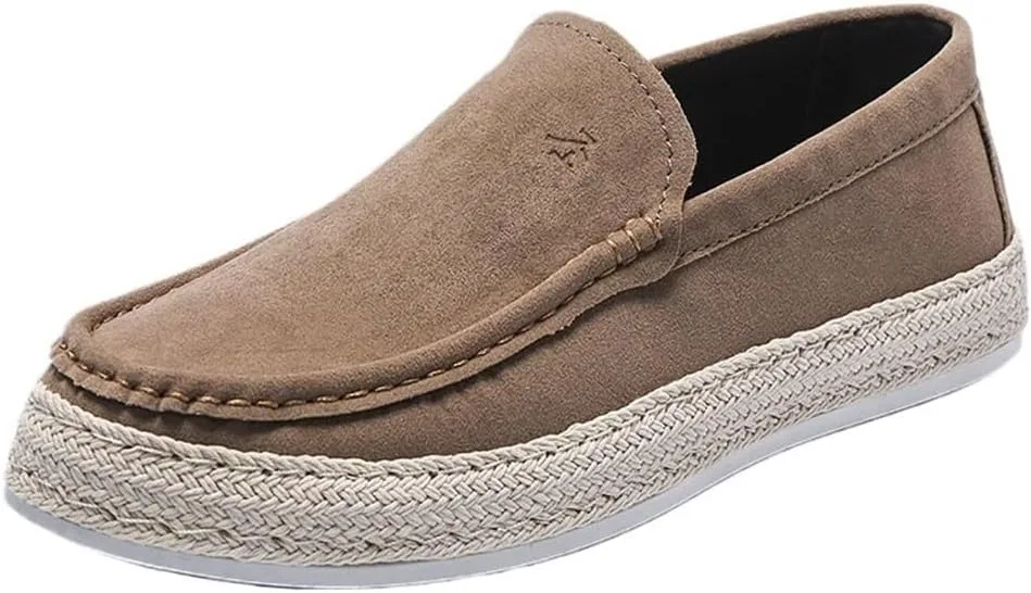 Лоферы замшевые мужские, Slip On, Brown UOPYNE