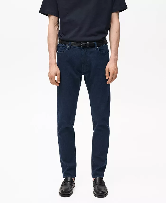 

Мужские джинсы Jan Slim Fit MANGO, синий