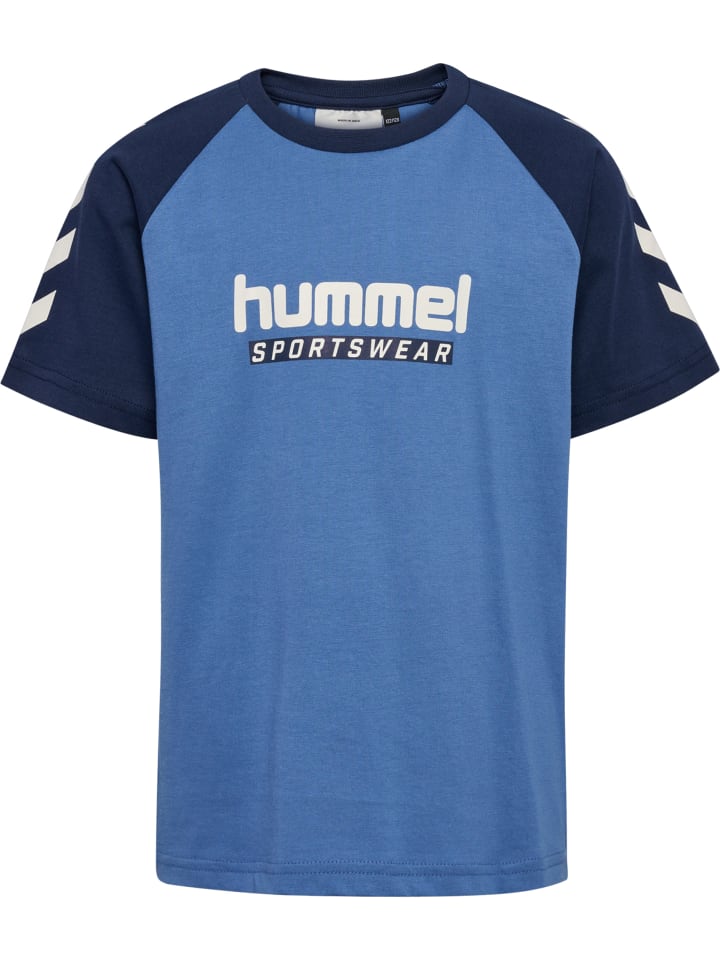 

Футболка Hummel с логотипом Hmljr для детей в цвете голландский синий Hummel