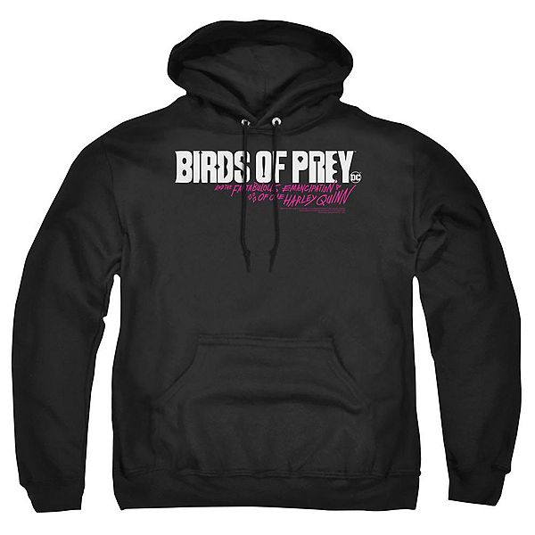 

Толстовка с капюшоном Birds of prey horizontal logo adult Licensed Character