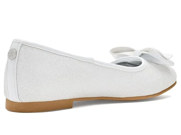 Туфли с розой Nina Kids, White — фото 4