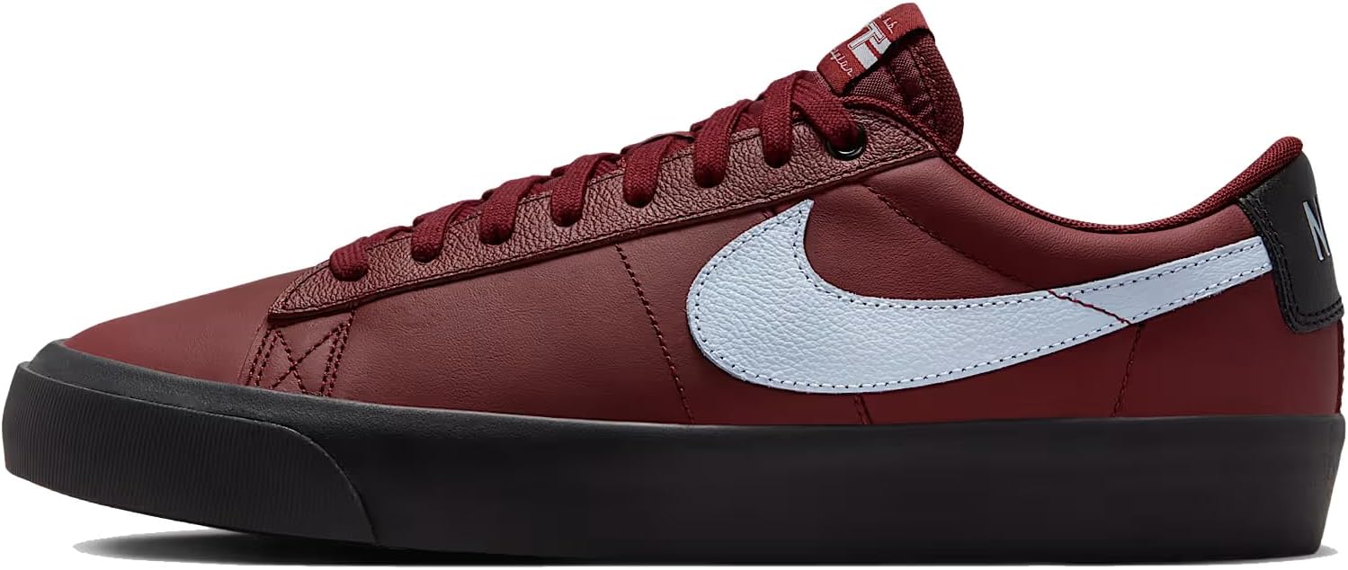 

Nike SB Blazer Low PRO GT темно-красный и светло-синий, Dark Team Red/Light Armory Blue