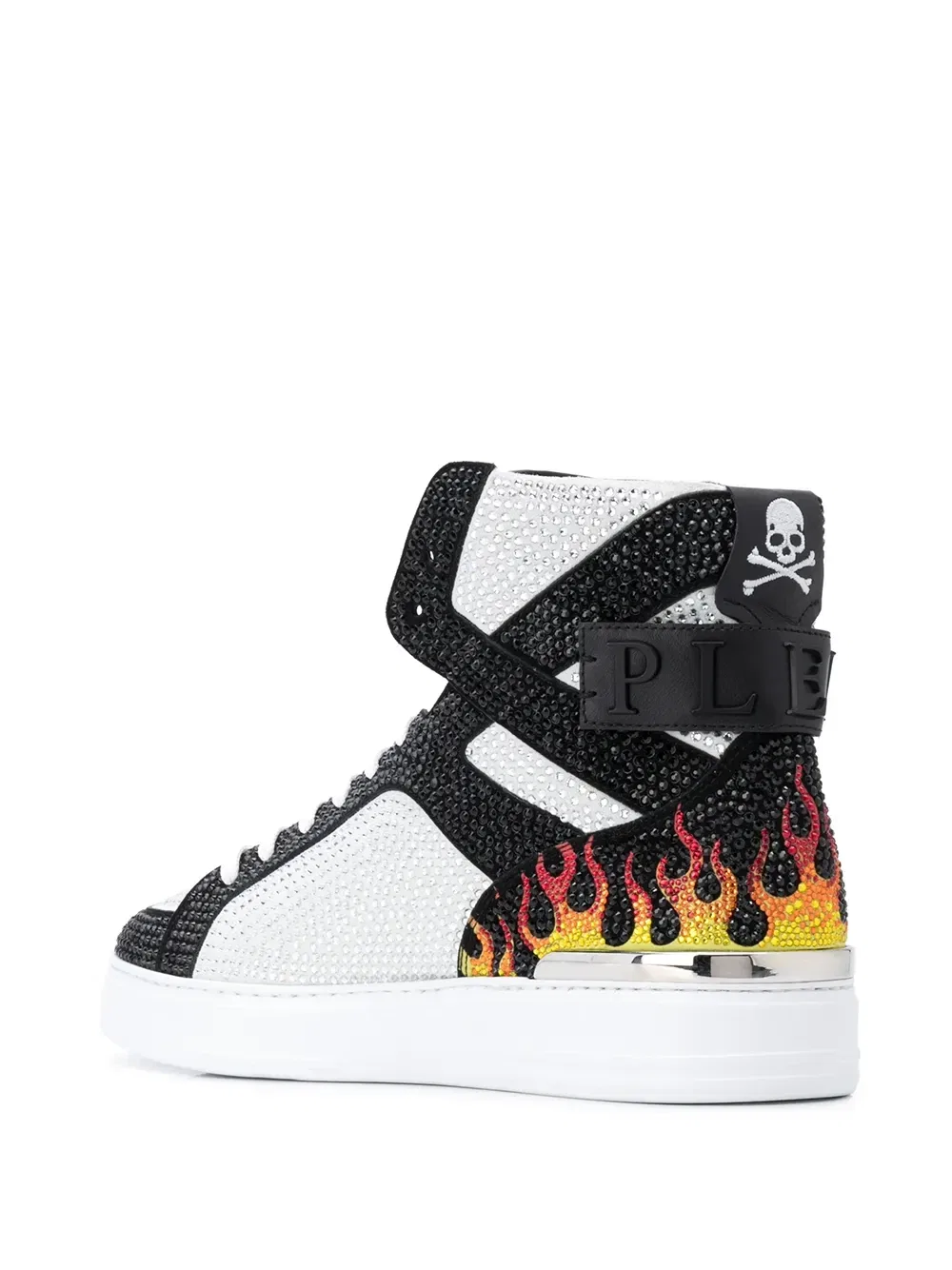 Высокие кеды Money Beast Philipp Plein, белый — фото 3