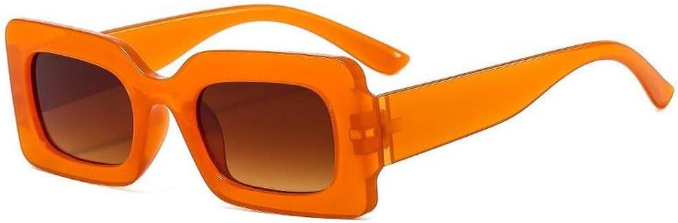 

Популярные солнцезащитные очки для женщин 2027 года в стиле ретро, ​​с большой оправой, розовые прямоугольные, модные очки с защитой от УФ-излучения UV400 MTZJH, Orange