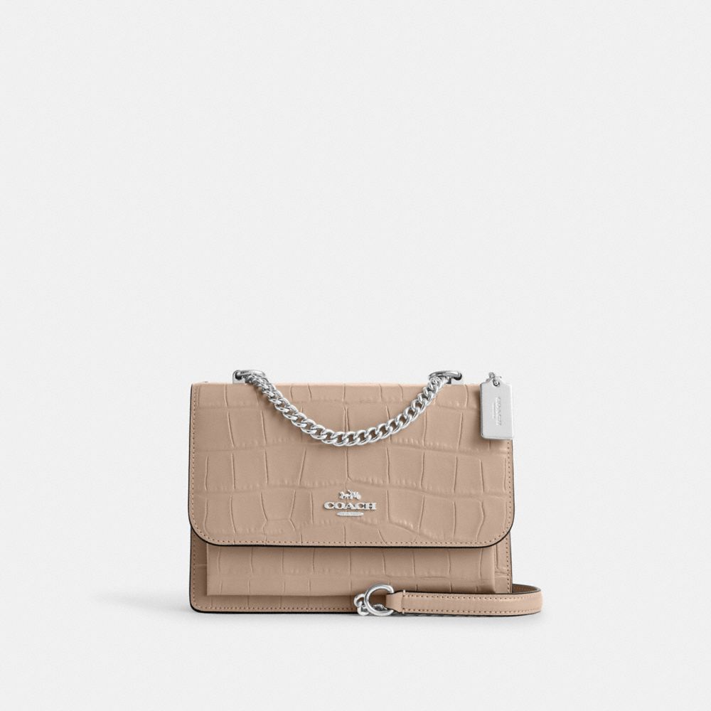 

Сумка кросс-боди Coach Klare Crossbody Bag, цвет Silver/Stone, Серебристый, Сумка кросс-боди Coach Klare Crossbody Bag, цвет Silver/Stone