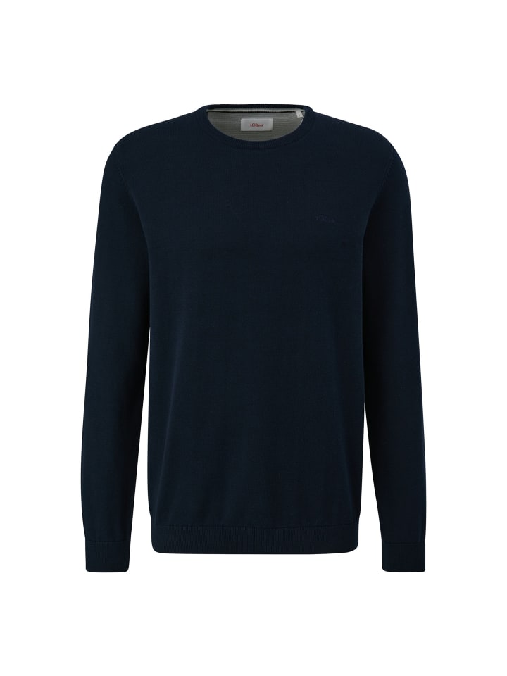 

s.Oliver Вязаный свитер, 1 шт., темно-синего цвета