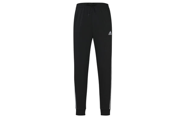 Спортивные штаны adidas M 3s Ft Tc Pt Stripe Sports Pants Black, черный — фото 2
