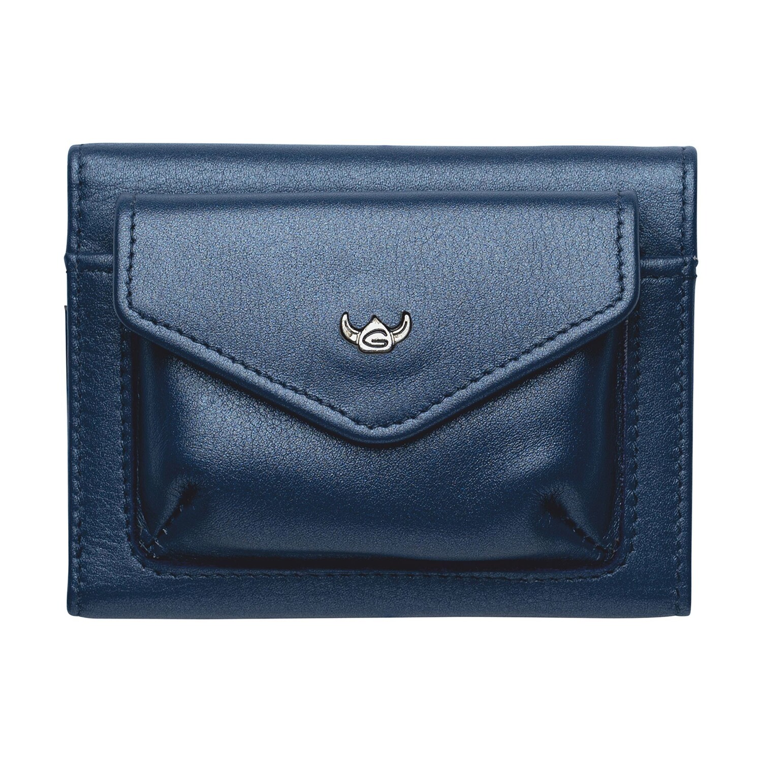

Кошелек Golden Head Valencia RFID Schutz Leder 9.5 см, цвет saphir