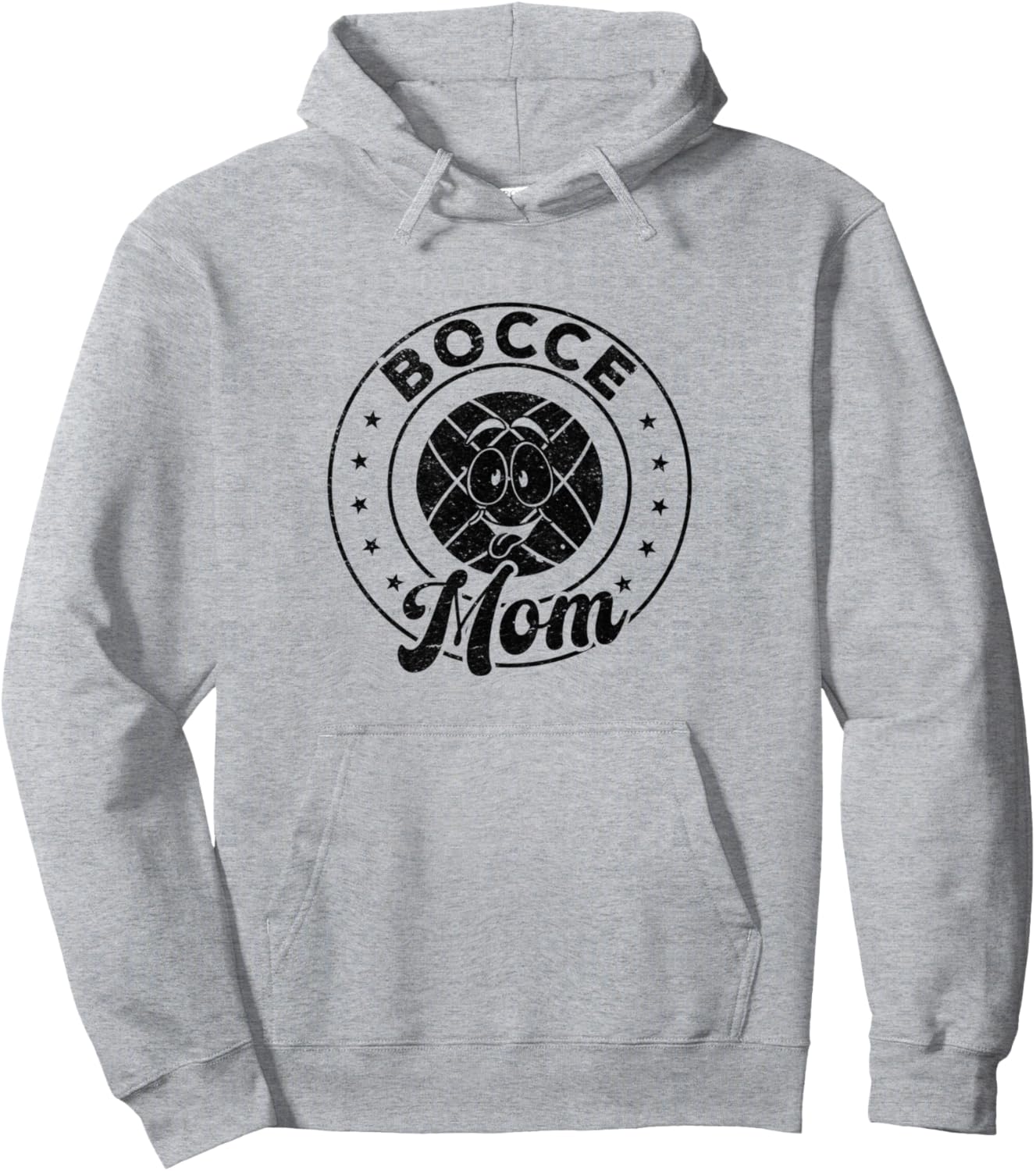

Худи для мамы, играющей в бочче Bocce Ball Player Mama Boccia Player, серый