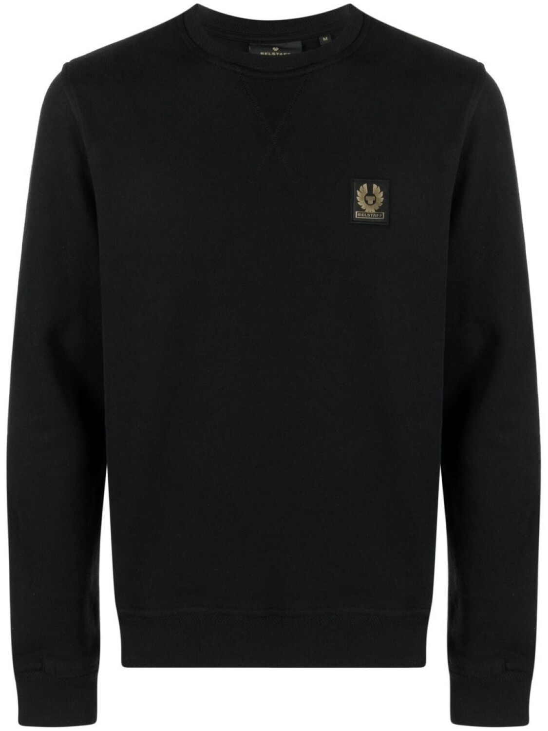 

Belstaff рубашка с нашивкой-логотипом, черный