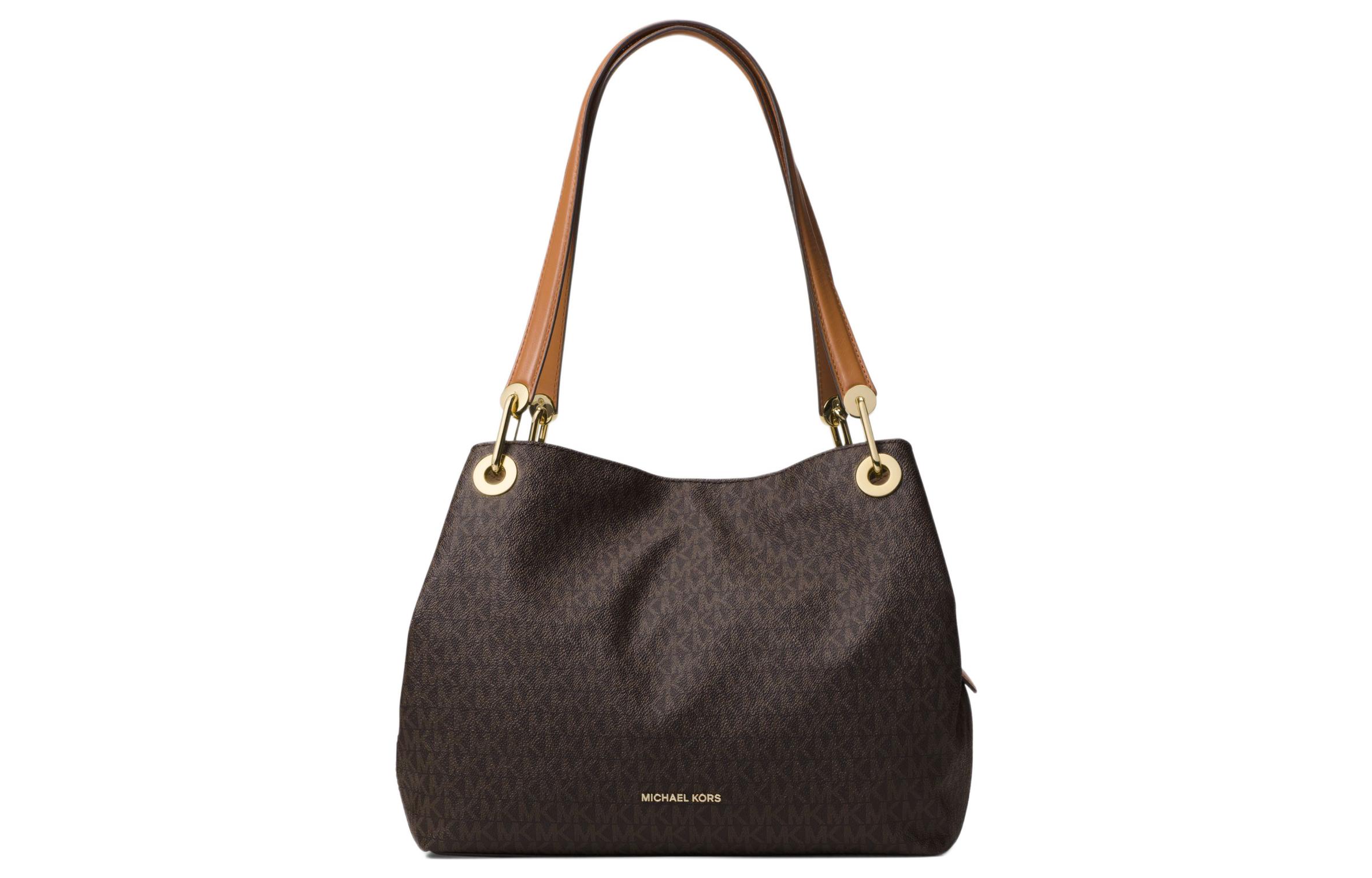 

MICHAEL KORS Сумка Raven Coated Twill, женская коричневая сумка через плечо