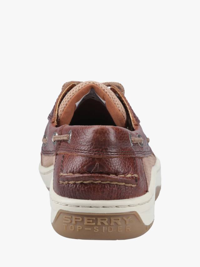 Billfish Wide Fit кожаные лодочные туфли с 3 отверстиями Sperry, Brown — фото 3