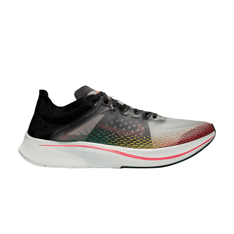 

Кроссовки Nike Zoom Fly SP Fast 'Black Red Orbit Green', черный