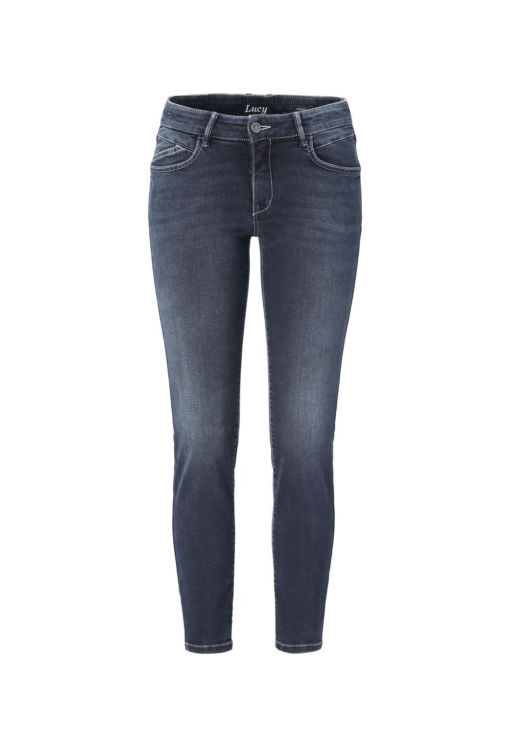 

Джинсы скинни с эластичной отделкой LUCY Saddle Stitch PADDOCK'S, цвет Blue Black Used Moustache