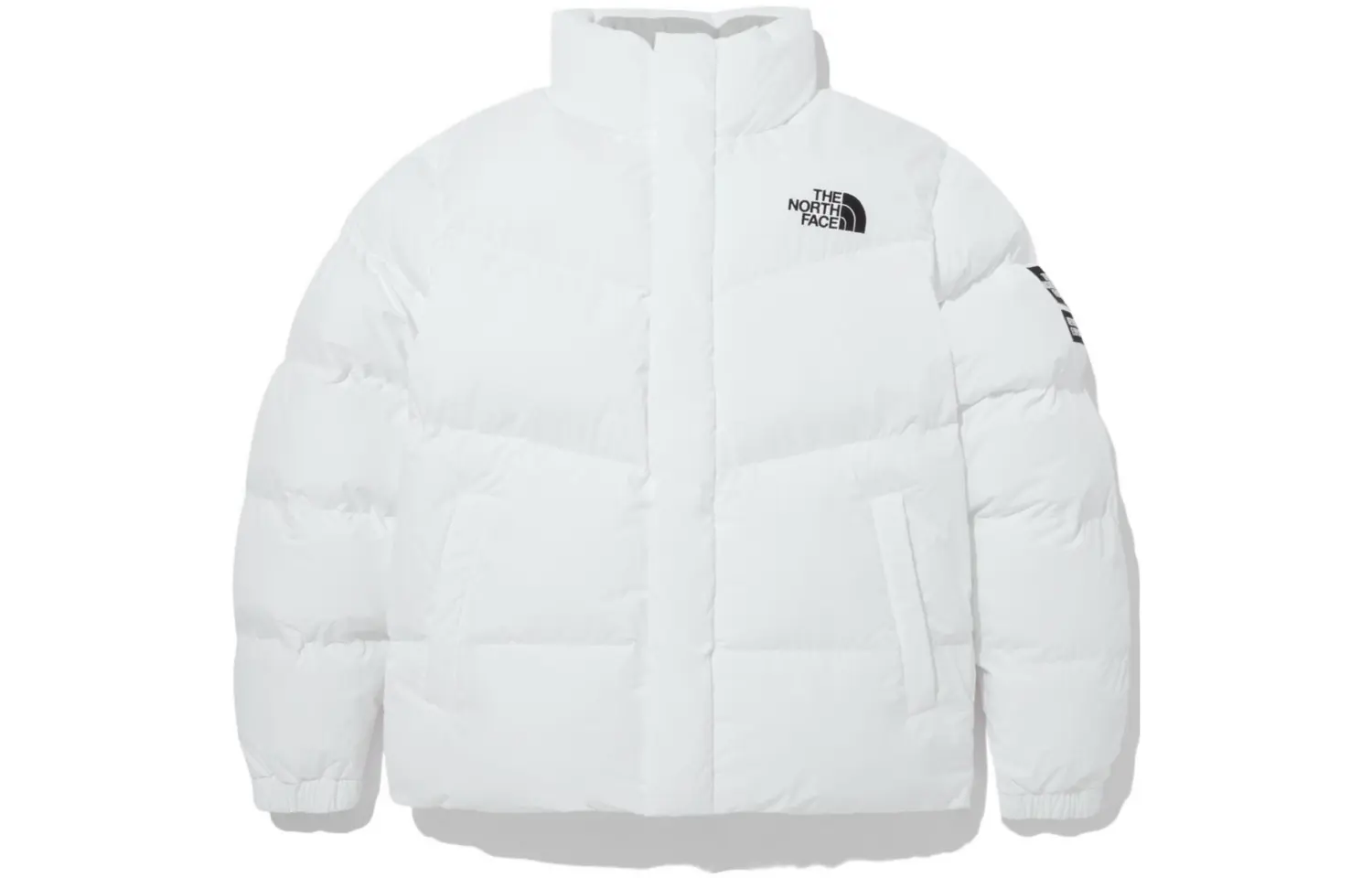

Стеганая куртка унисекс белая The North Face, белый