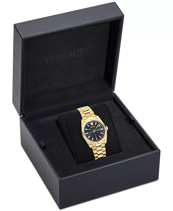 Женские наручные часы Swiss Millenyium с позолотой ионным покрытием, 32 мм Versace — фото 4