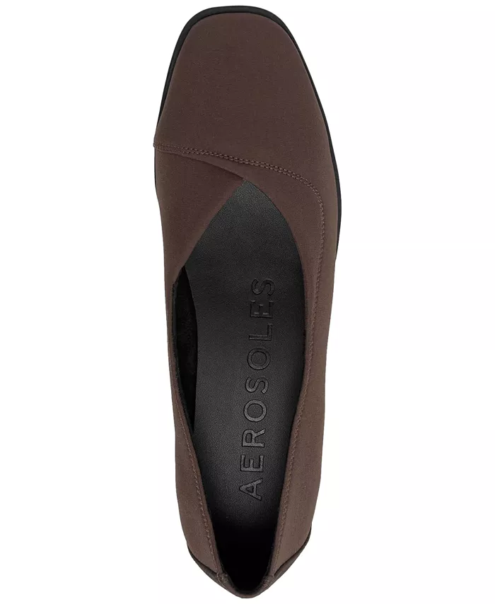 Женские туфли-лодочки Taka Wedge Aerosoles, коричневый — фото 4