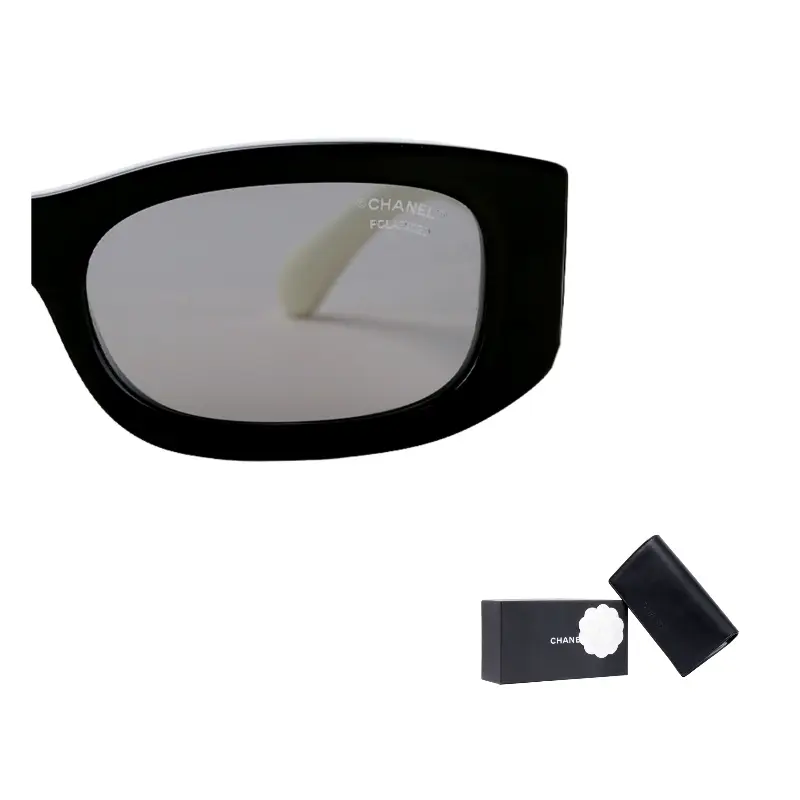 

CHANEL Неправильной формы солнцезащитные очки унисекс черные, Black, Europe Version CH5525-1656/T8