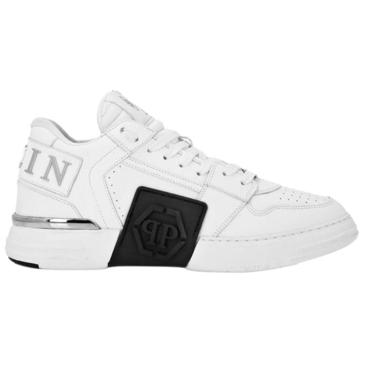 PHILIPP PLEIN Кроссовки для скейтбординга Phantom Kicks Low top Unisex White — фото 3