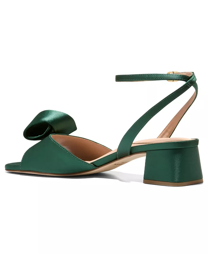 Женские блочные босоножки на каблуке Florette Cole Haan, зеленый — фото 3