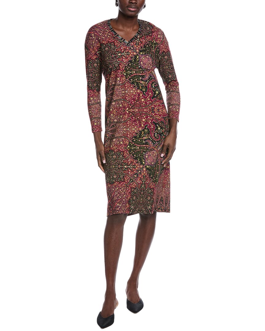 

Платье-трапеция Etro из смесовой шерсти Etro, красный