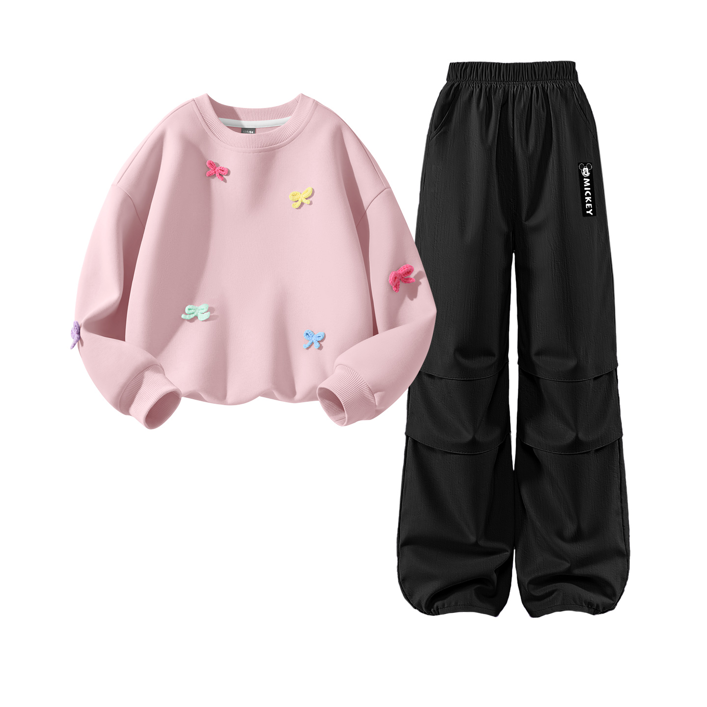 

Детская повседневная спортивная одежда Disney, черный