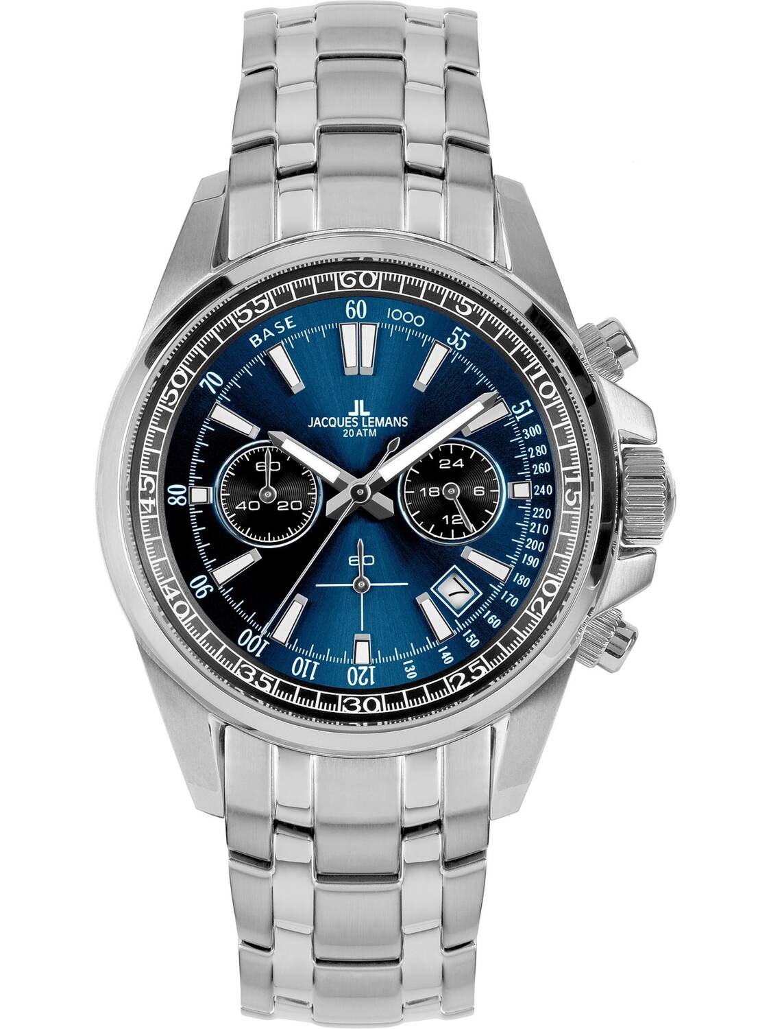 

Jacques Lemans Аналоговые часы в синем и серебристом цвете