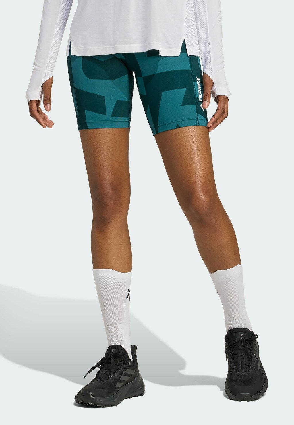 

Леггинсы PRINTED Adidas Terrex, зеленый