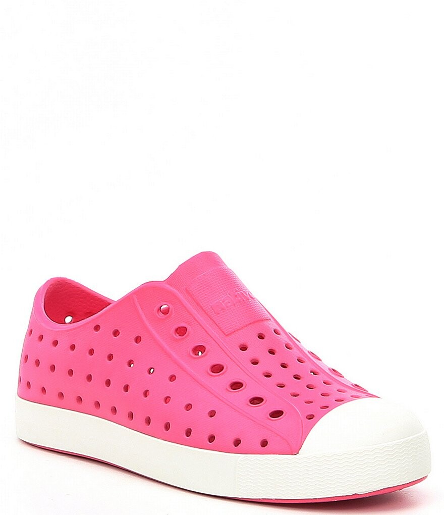 

Детские перфорированные слипоны Native Shoes Jefferson (для малышей), розовый