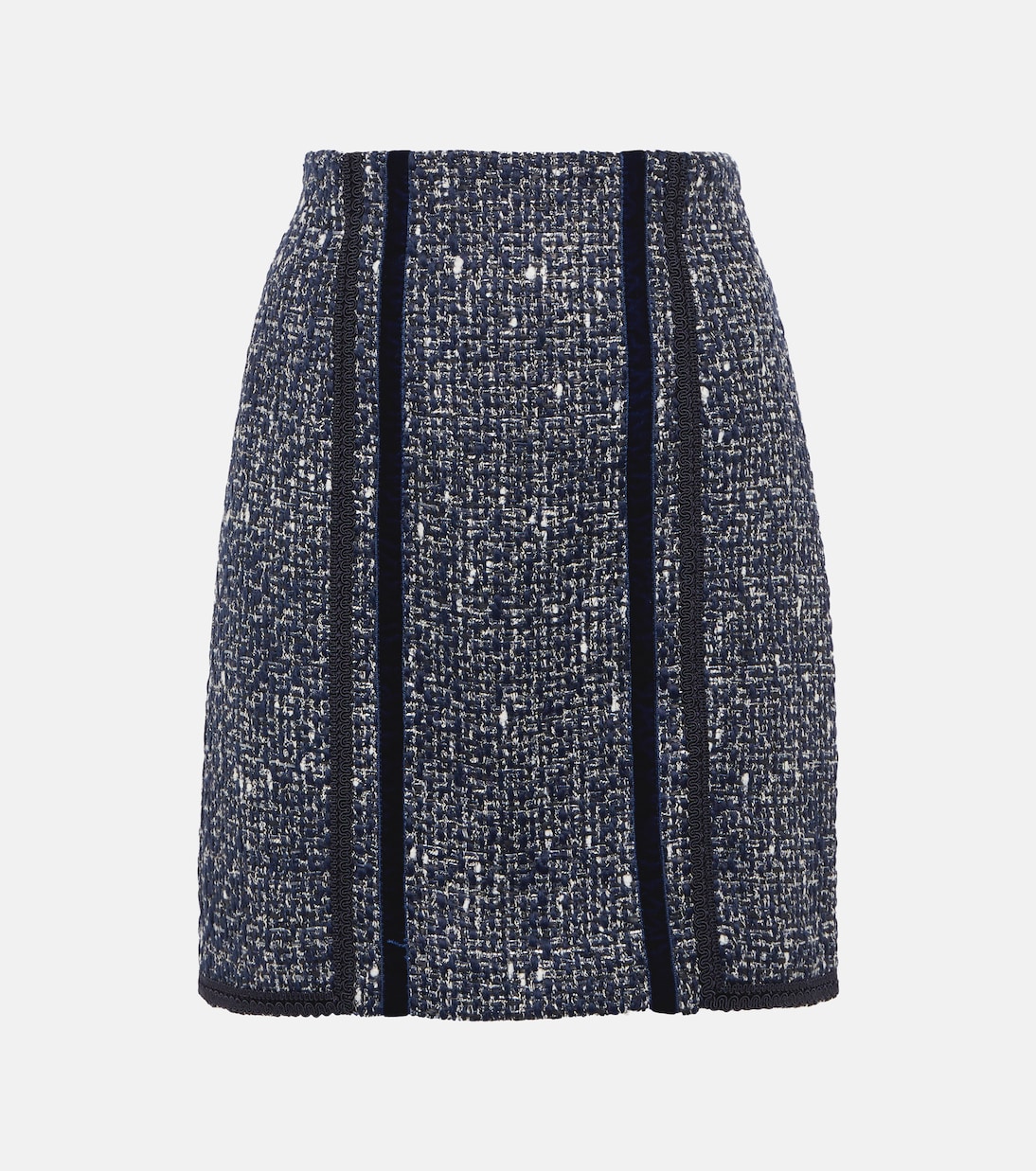 

Мини-юбка-карандаш из твида Etro, Blu