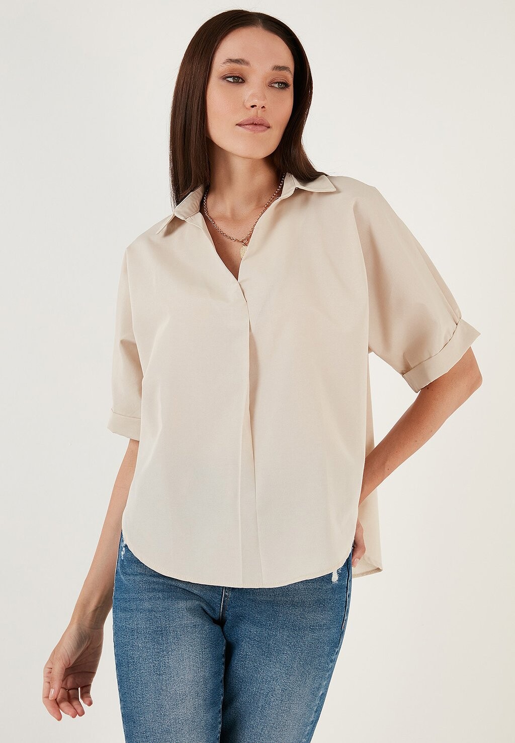 

Блузка LOOSE FIT LELA, камень