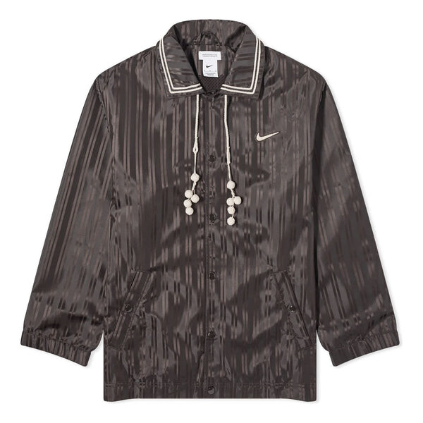 

Куртка x bode rec scrimmage jacket 'shadow brown' Nike, коричневый