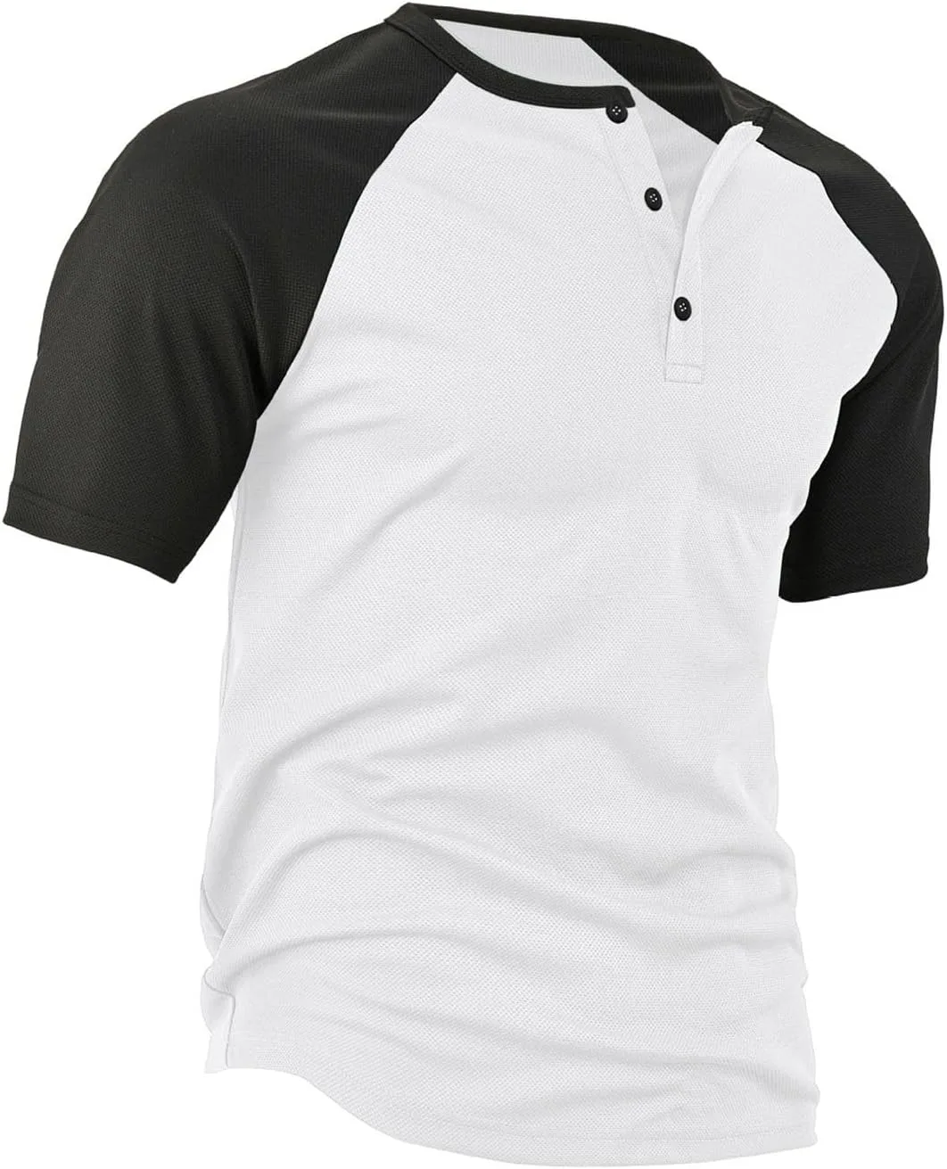 Мужская футболка с коротким рукавом Casual Trendy в европейском стиле Color Blocked с кнопками на воротнике и ананасовым принтом — фото 4