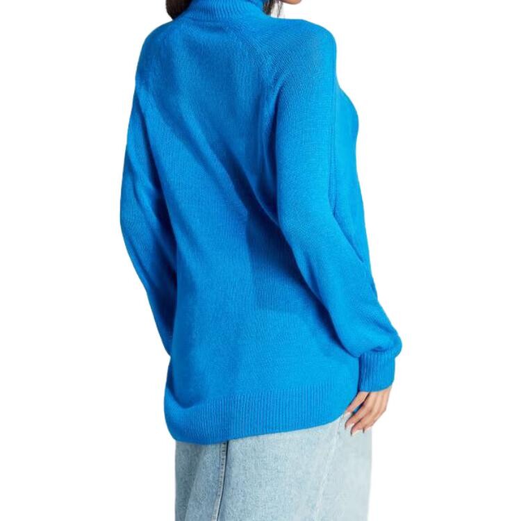 Свитер женский синий Adidas — фото 3