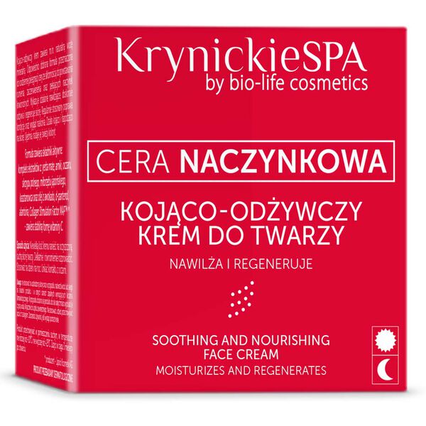

Успокаивающий и питательный крем для чувствительной кожи, 50 мл Krynickie Spa