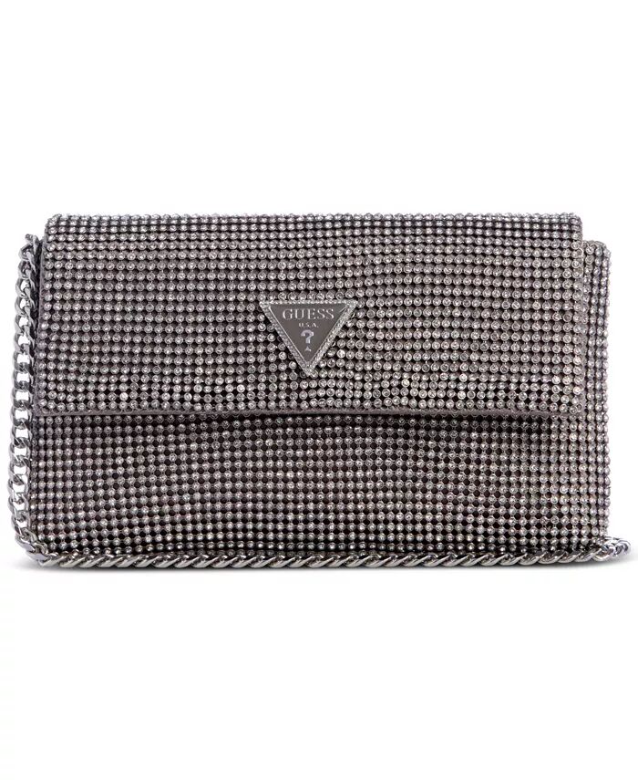 

Маленький клатч-клатч Zalina со стразами GUESS, золотой