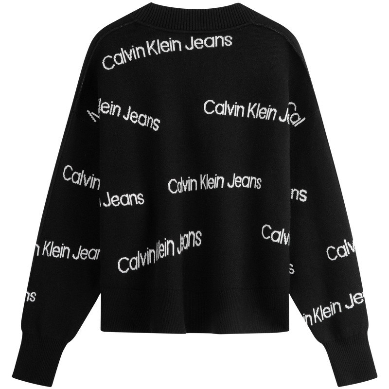 Свитер Calvin Klein, YBI-цвет слоновой кости — фото 4
