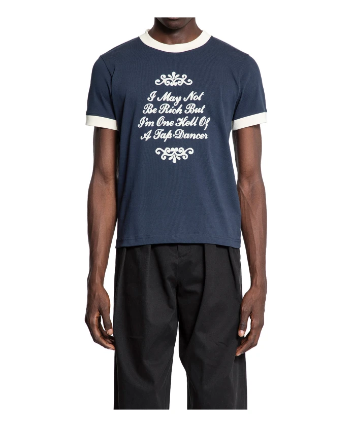 

Яркая футболка с изображением танцора чечетки S.S.Daley, синий