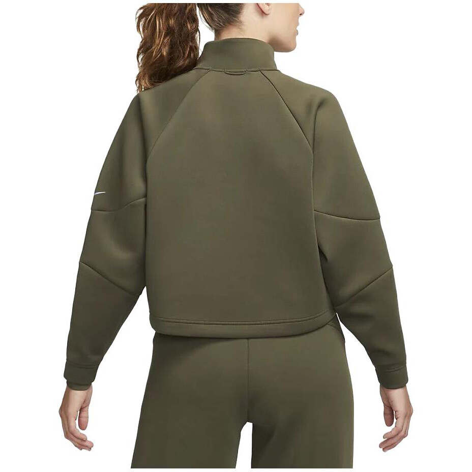 Толстовка Dri-Fit женская, цвет хаки зеленый Nike — фото 4