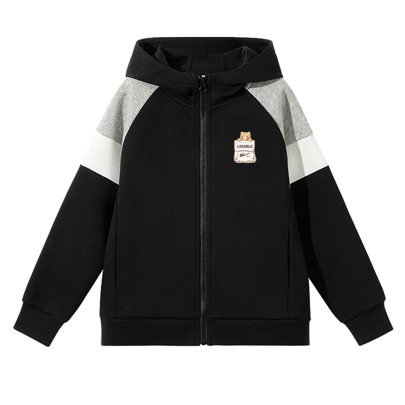 Детский худи WARRIOR, Navy Blue/H Pocket Bear K — фото 3
