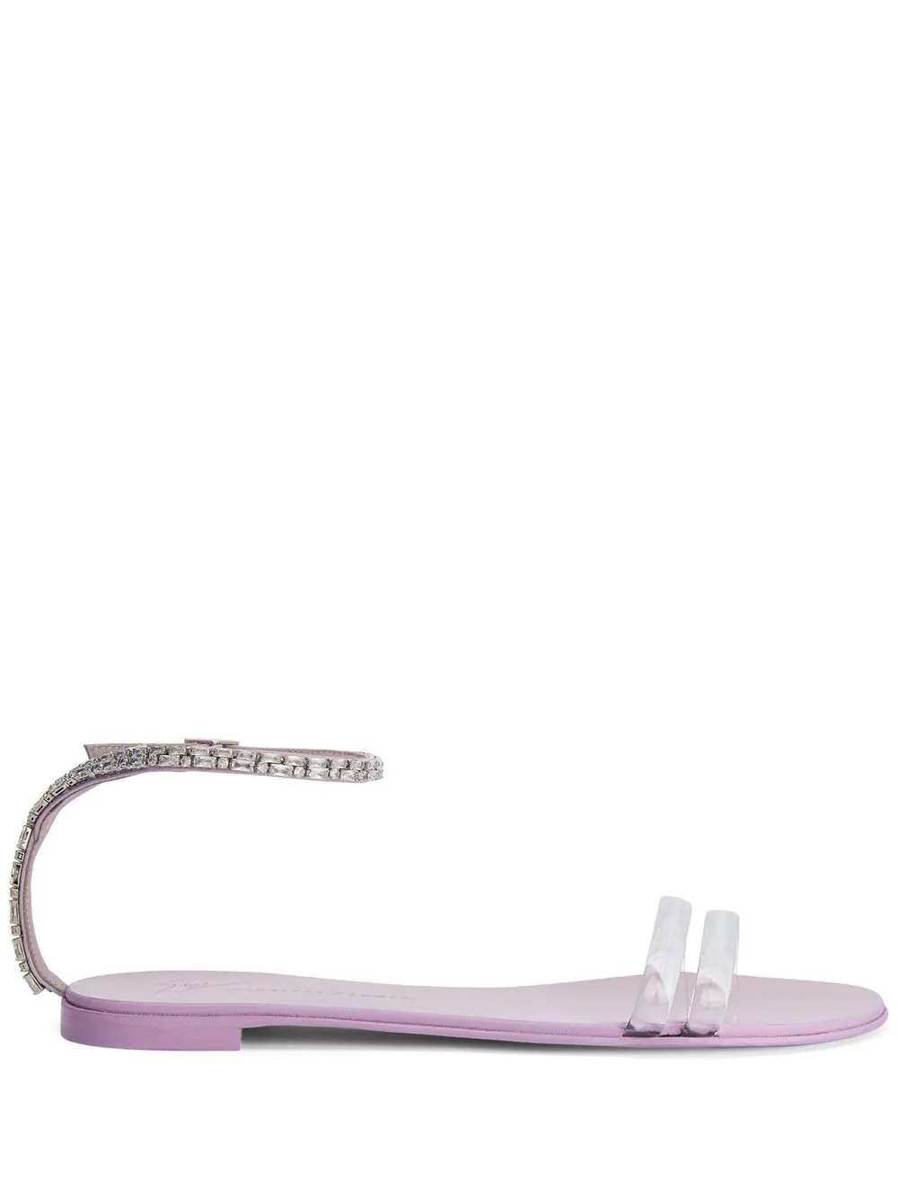 Сандалии Agathe Plexi Giuseppe Zanotti, розовый