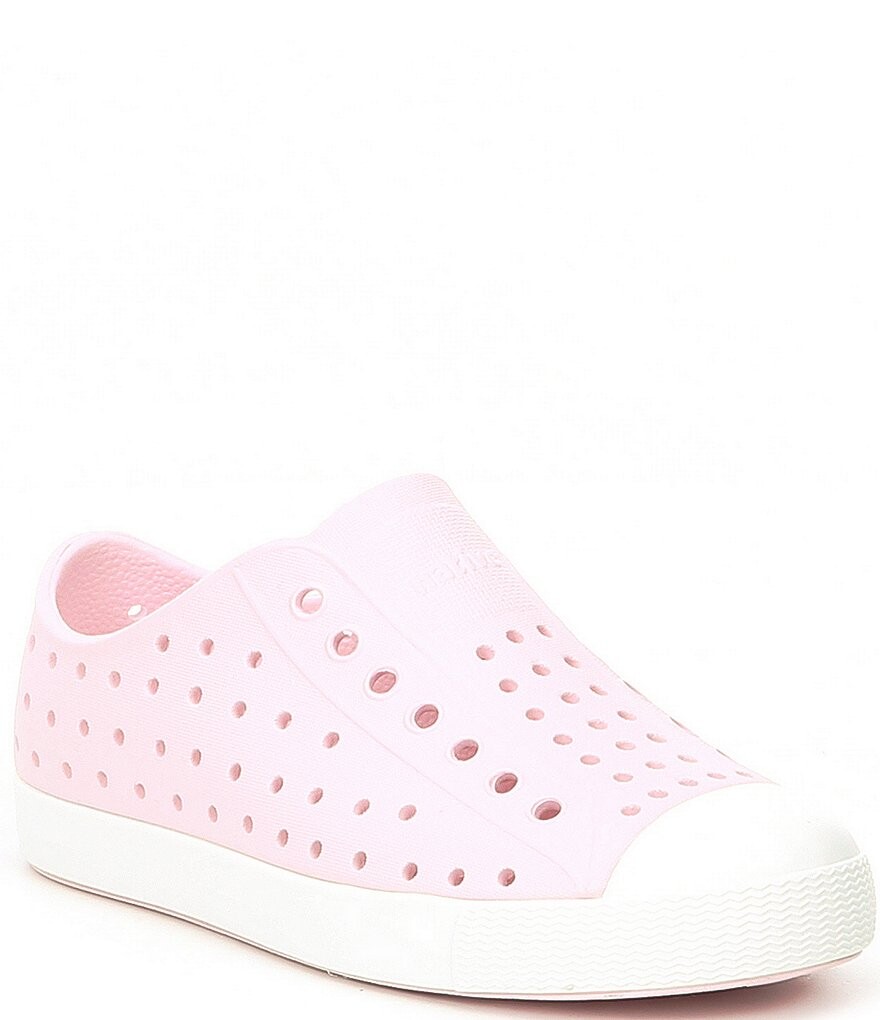 

Детские перфорированные слипоны Native Shoes Jefferson (для малышей), розовый
