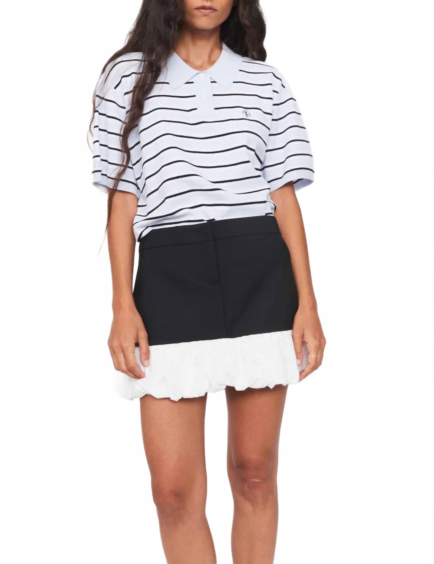 

Ноа Мини-юбка в черном цвете The Garment