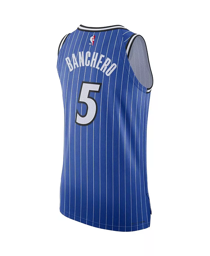 Мужская синяя майка Orlando Magic игрока Паоло Банкеро Authentic Player Icon Edition Nike — фото 2