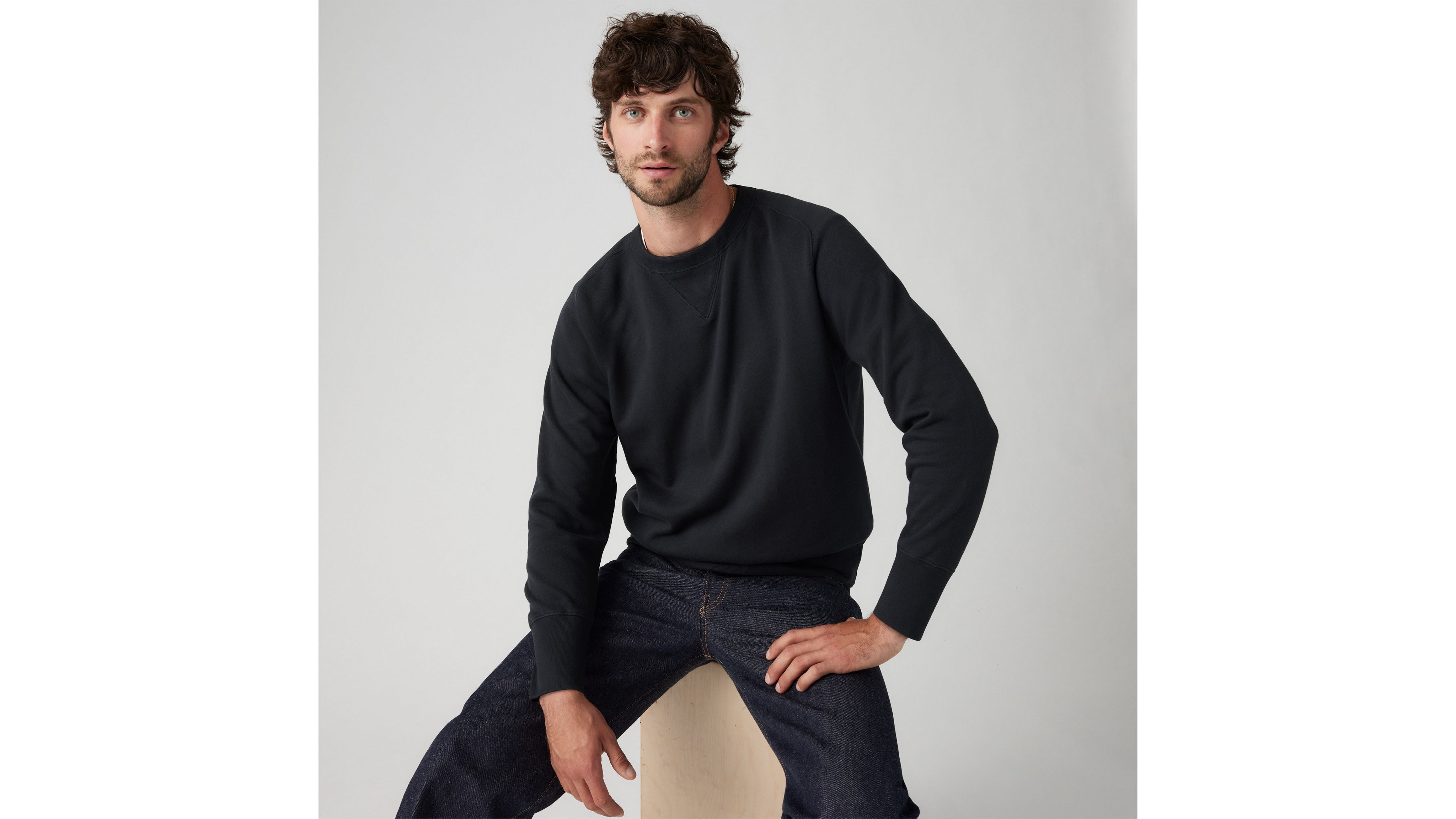 

Свитшот Bay Meadows Levi's, цвет Jet Black
